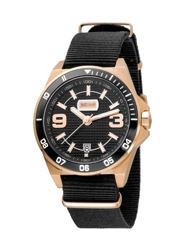 Just Cavalli Nylon Analog Wristwatches