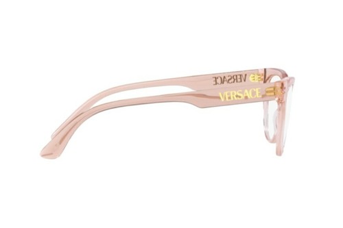 VERSACE Occhiali Donna VE3315 5339 Rosa Trasparente 54 mm - Foto 2 di 7
