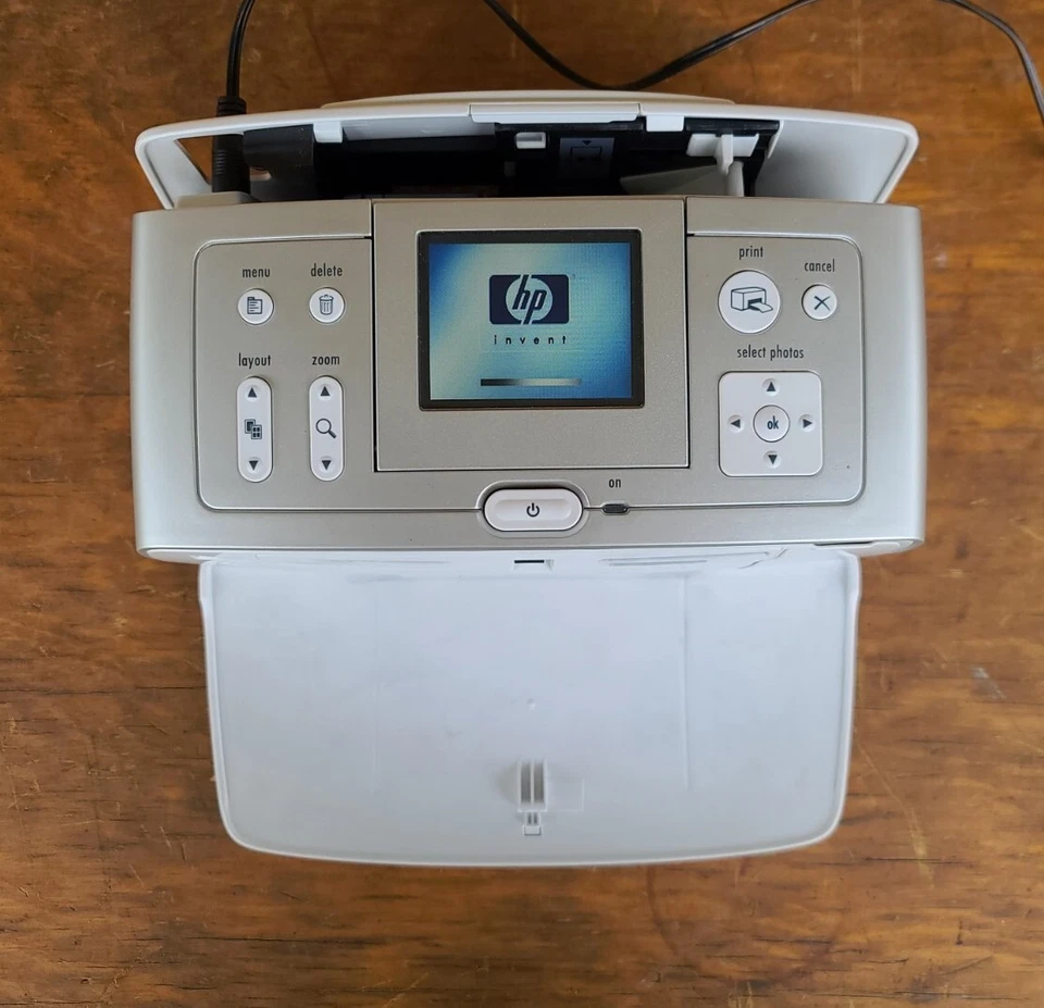 HP Photosmart 375 Printer with Power Cord - Image 3 of 4