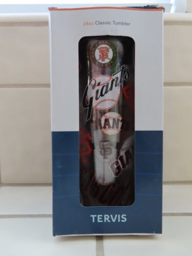 San Franisco Giants, 24oz Double Wall Tumbler With Snap-On Lid by Tervis - New