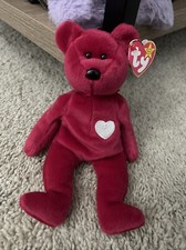 Ty Valentina the Red Bear Beanie Baby