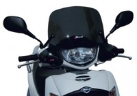 Windschutzscheibe Komplett Niedrig Faco GeräUchert FüR Honda Sh 125 150 2005