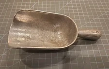 Vtg No. 0 Cast Aluminum Dry Goods Scoop Country Store Grain Feed Ice - gw8