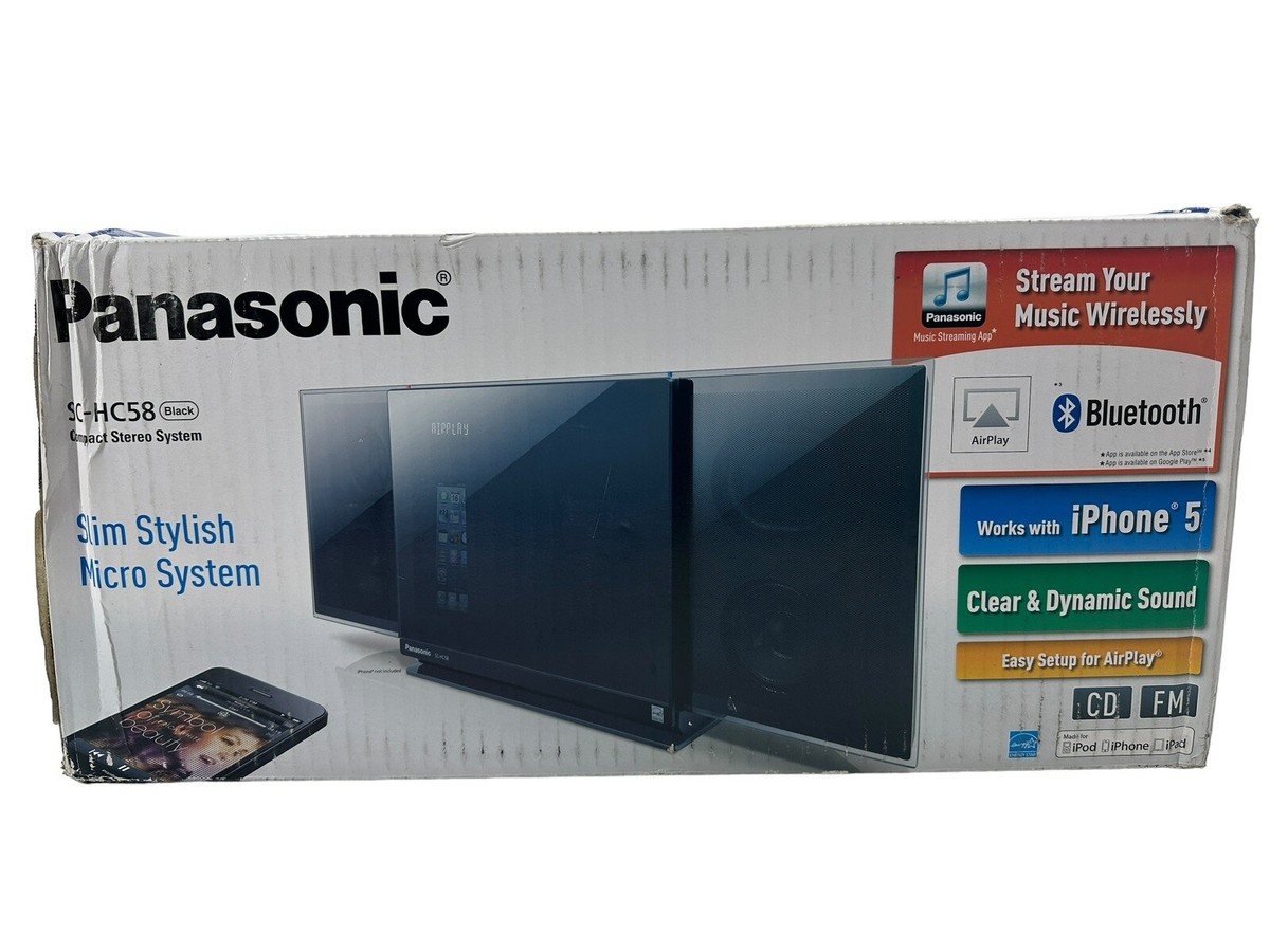 Panasonic SC HC58 Airplay Wifi iPod CD Internet Radio AM FM Panasonic SC HC58 Airplay Wifi iPod CD Internet Radio AM FM