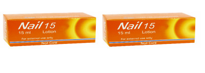 Nail 15 lotion for Nail Health Care with Salicylic Acid & Panthenol 15ML 2pack