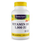 Healthy Origins, Vitamin D3, 1000IU, 360 Weichkapseln - Blitzversand