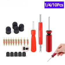 Car Bicycle Tire Valve Stem Core Remover Screwdriver Valve Core Wrench Spanners