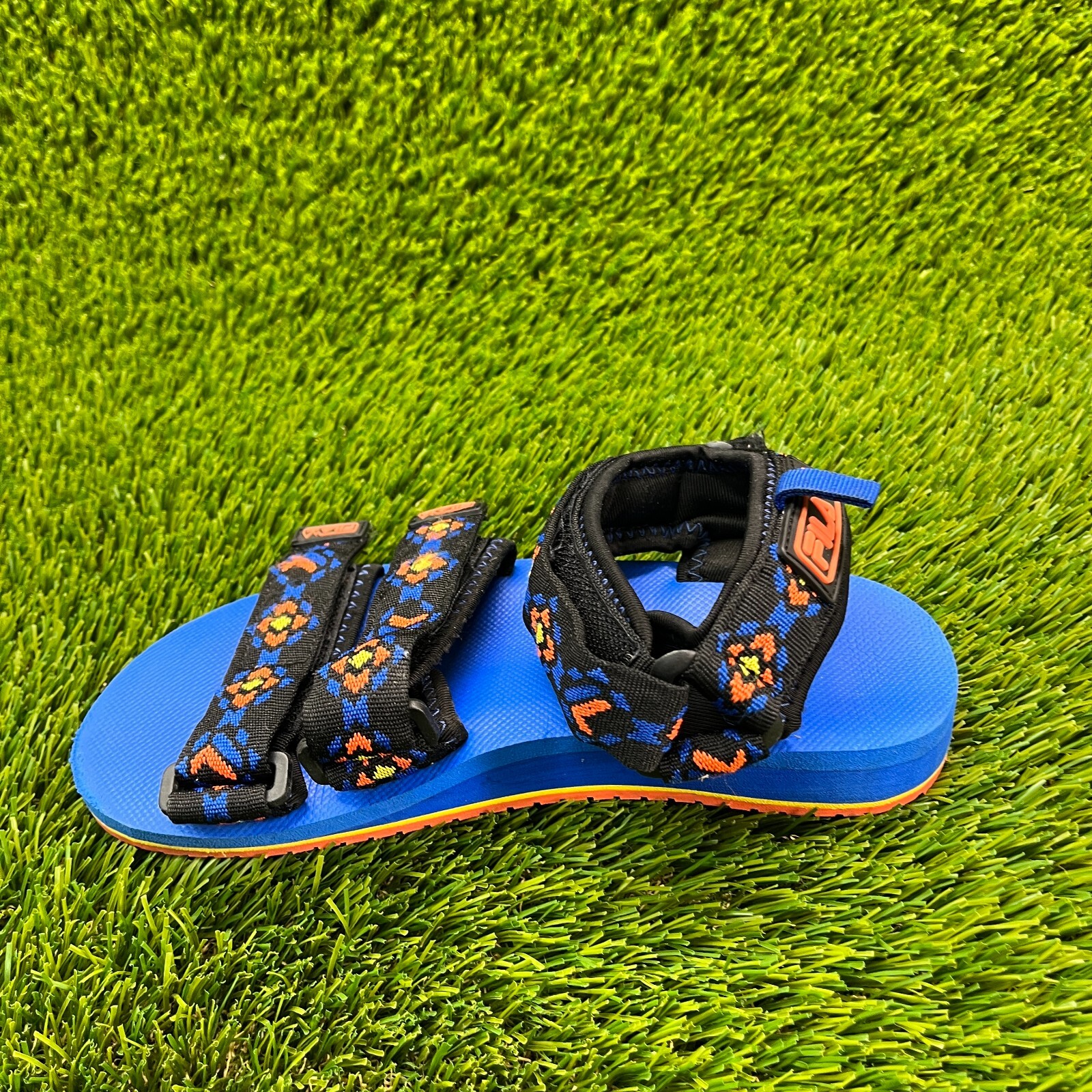 Sandali sportivi Fila Drifter TS donna taglia 6 nero blu spiaggia passeggio outdoor