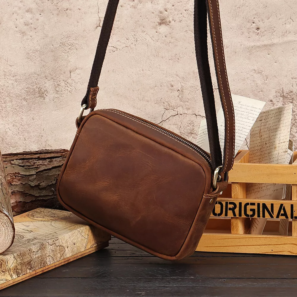 Leather mailman bag new arrivals