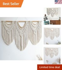 Large Boho Wall Decor - Handmade Macrame Tapestry for Living Rooms  Bedrooms