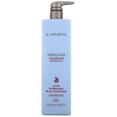 Balsamo Haare Antiarancio L' Anza Healing colorcare Ultra De-Brassing Blau