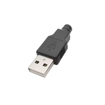 Usb Typ A Stecker 4 Pin zum Löten DIY Lötstecker mit Gehäuse