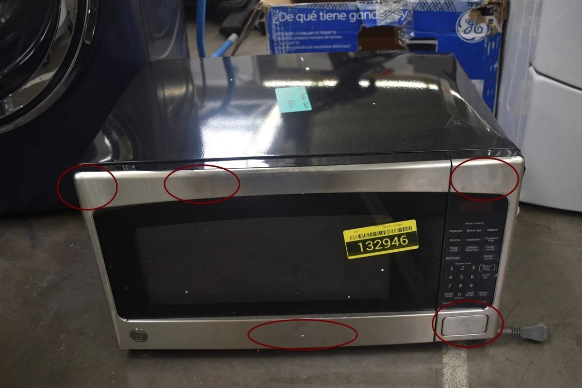 GE 1200 W Countertop Microwave In Stainless Steel Model