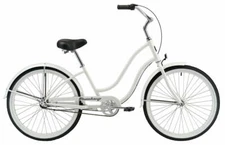 Firmstrong SIREN 26" Lady's Beach Cruiser Bike SHIMANO NEXUS 3-Speed White
