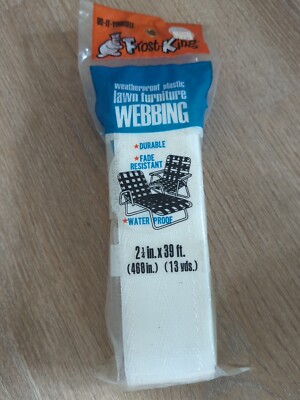 Wellington Re-Web Kit Solid White 39 Ft Webbing Sealed *CQ