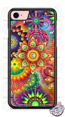 Abstract Art Psychedelic Phone Case For iPhone 11Pro Samsung S10 LG Google 4XL