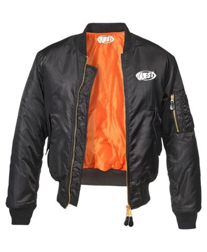 Quest - MA1 Bomber Jacket - Swirl Logo - Embroidered (Official) - Picture 3 of 6