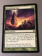 Awakening Zone X1 Rise Of The Eldrazi Ex+ Condition See Pics Front/back