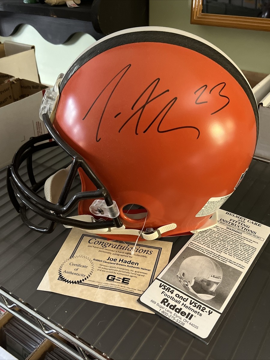 Helmet Joe Haden Autographed Jersey JOE HADEN (Steelers Black