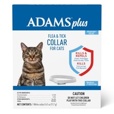 Adams Plus Flea  Tick Collar for Cats, 1 Pack