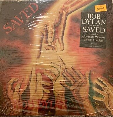 Bob Dylan Saved UK. Release 1980 CBS Records  Sealed