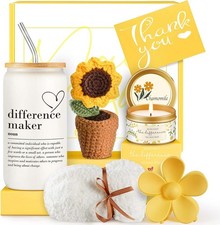 Thank You Gifts for Women, Teacher Appreciation Gifts, 12 Ounces, White