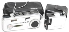 Minolta-16 MG-S 16mm subminiature camera w. Rokkor 2.8/23mm and case