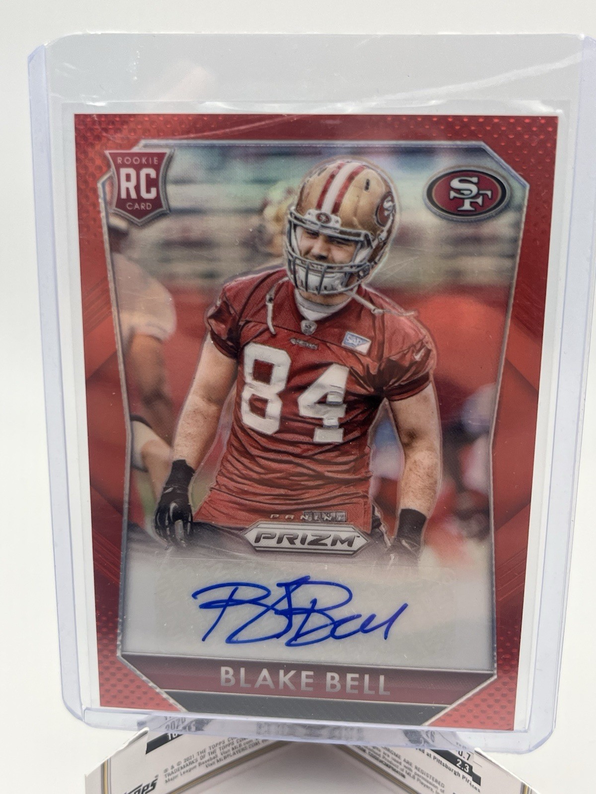Blake Bell Panini Prizm Rookie Signatures #RSBB Red