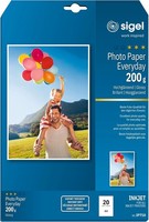 sigel IP710 Inkjet Fotopapier A4 200 G HochgläNzend 20 Blatt