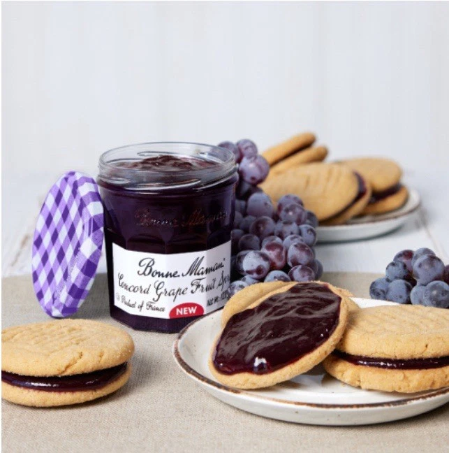 (3 упаковки) Виноградный спред Concord от Bonne Maman, полностью натуральный, 12,7 унции каждый - Изображение 2 из 4