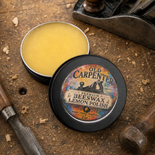 Old Carpenter Beeswax Lemon Polish 2 oz Soft Creamy Wax for Wood Tools Furniture