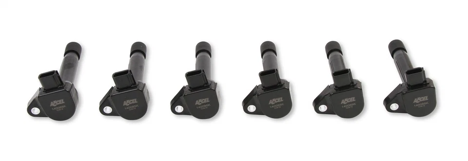 Conjunto de bobina de ignição direta ACCEL 140085K-6 SuperCoil - Imagem 3 de 4