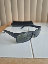 Ray-Ban RB4151 Black Rectangle Frame Green Sunglasses 59-17 140 Read Description
