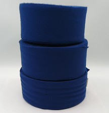 Vintage Blue Wool Fabric Strips 3  Wide Rug Hooking Braiding Crafts