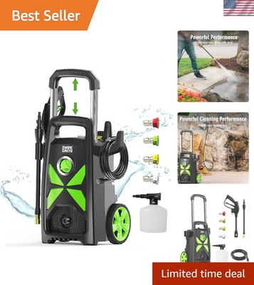 #ad 2800 PSI Electric Pressure Washer with Foam Cannon Ideal for Cars and Patios $220.99