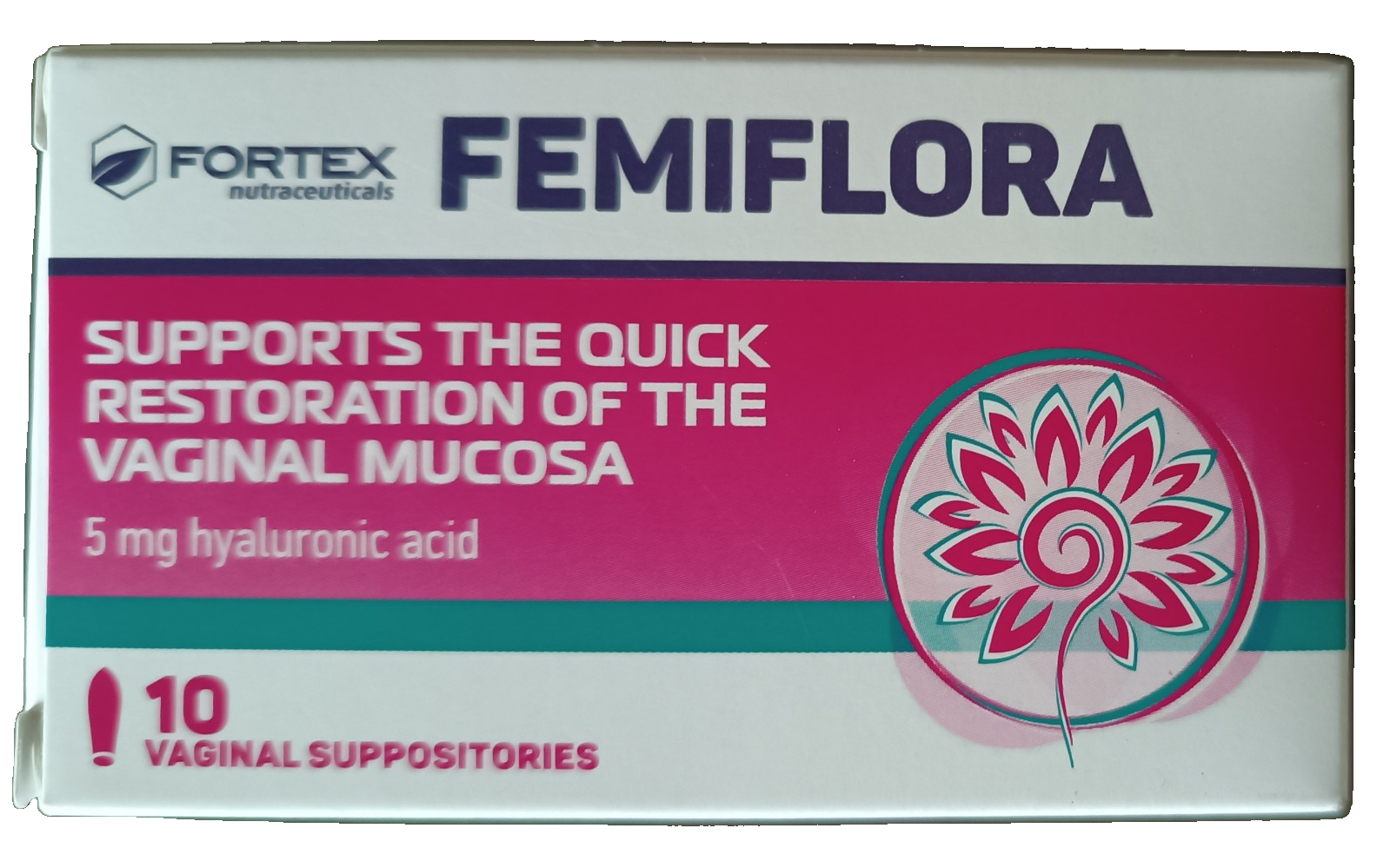 Femiflora 10 Vaginal suppositories of Hyaluronic acid