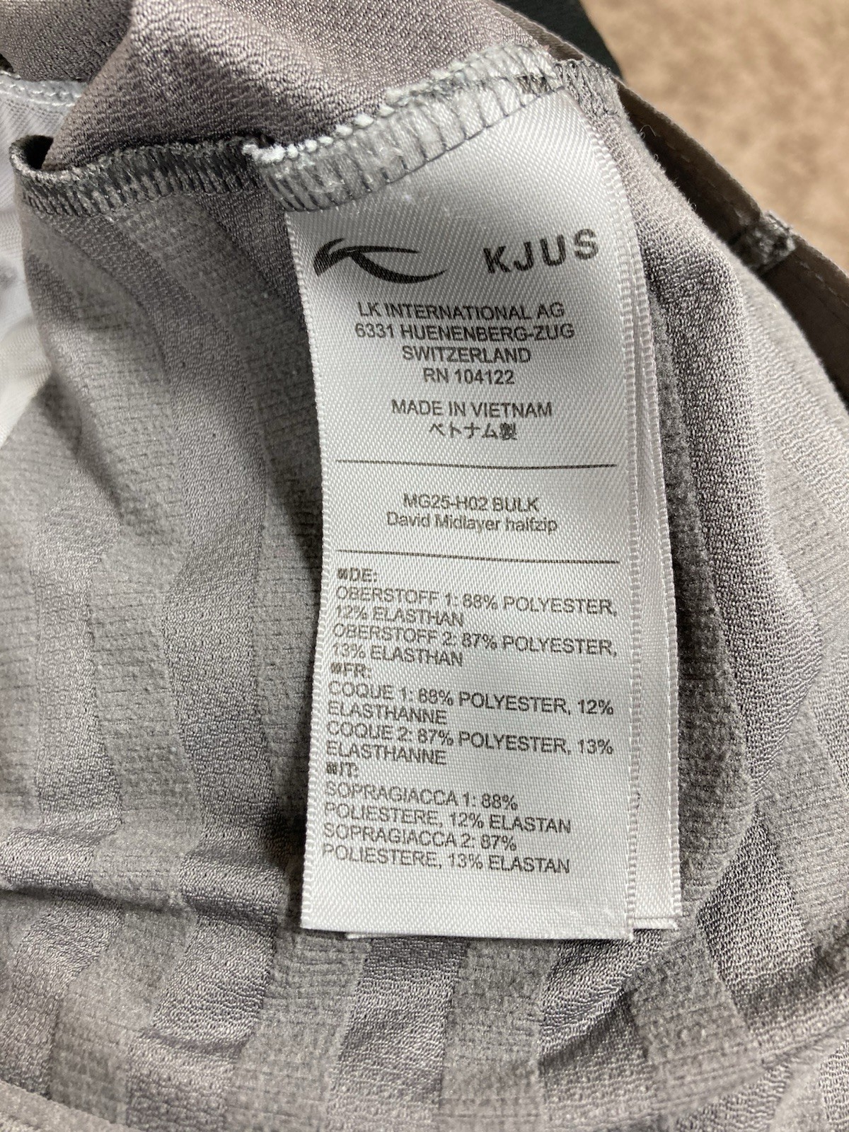 KJUS David Midlayer Half Zip Pullover Colorblock … - image 10