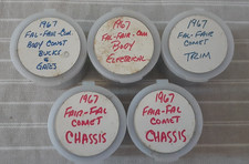 Lot of 5 1967 Ford Falcon Fairlane  Comet Factory Assembly Training Filmstrips