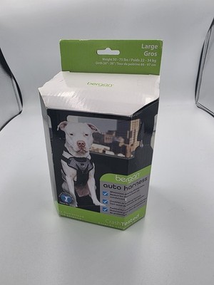 Bergan Auto Harness For Dogs Size Large 50-75 lbs New Unopened