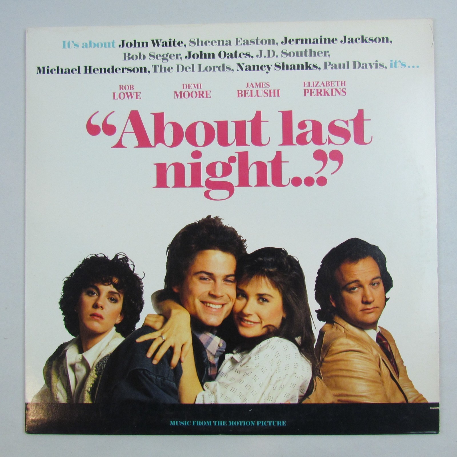 ABOUT LAST NIGHT - Vinyl LP - Soundtrack - ROB LOWE - DEMI MOORE, Various artist