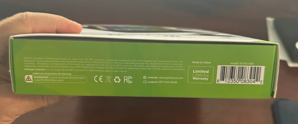 Ihome Keyboard Case Omni Type For Ipad Air/2/3/4 Model ih-ip2140b - Brand New - Image 3 of 4