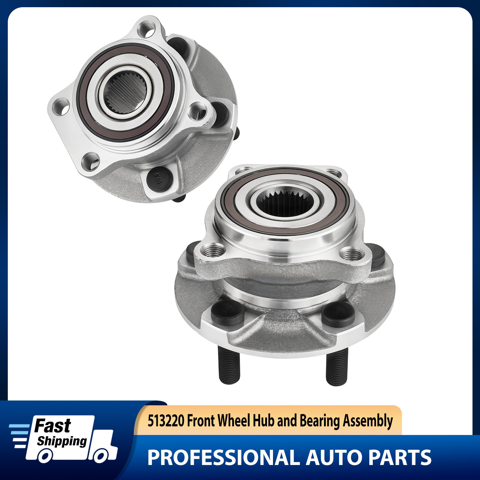 For 2005 - 2014 Subaru Outback Legacy Pair Front Wheel Bearing and Hubs Assembly