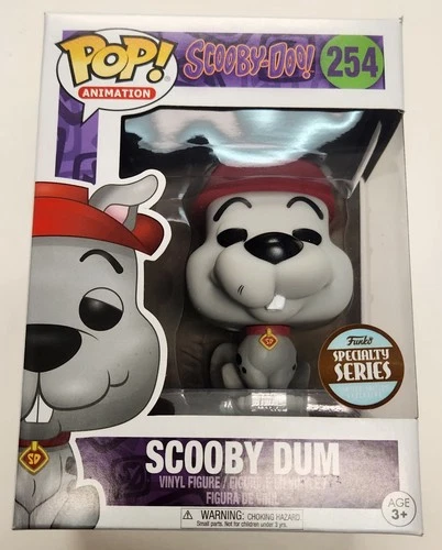 Funko Pop! Scooby Dum #254 Specialty Series Scooby-Doo Animation Pop Protector