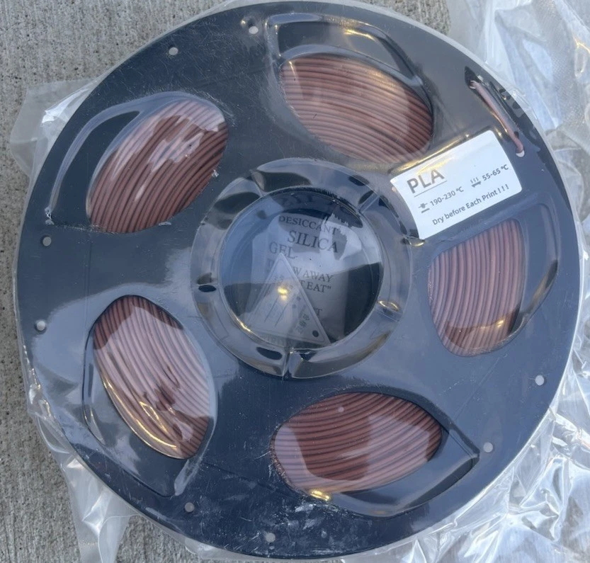 ANYCUBIC PLA 3D Printer Filament 1.75mm 1KG Reusable Spool 2.2 lbs Dark Brown photo 3