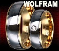 2 WOLFRAM RINGE Hochzeitringe Trauringe Eheringe Partnerringe Verlobungsringe