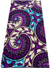 Polyester High Quality Design - Purple Mocha Navy Black Turquoise