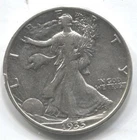 1935-D- WALKING LIBERTY HALF DOLLAR - 90% SILVER -LOT # 226-LOW MINTAGE