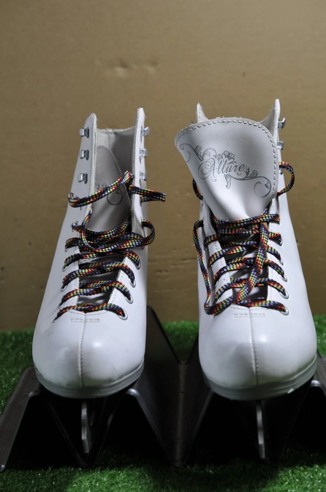 Patines Bladerunner Allure talla 8 EE. UU./39 EUR patines figurativos de hielo en muy buena condición #174 Foto 4 de 4