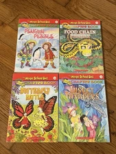 4 The Magic School Bus Kids Chapter Books 
