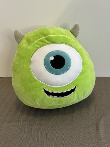 Disney Squishmallow Monsters Inc Mike Wazowski Plüsch Stofftier Kissen Reise 10 Zoll